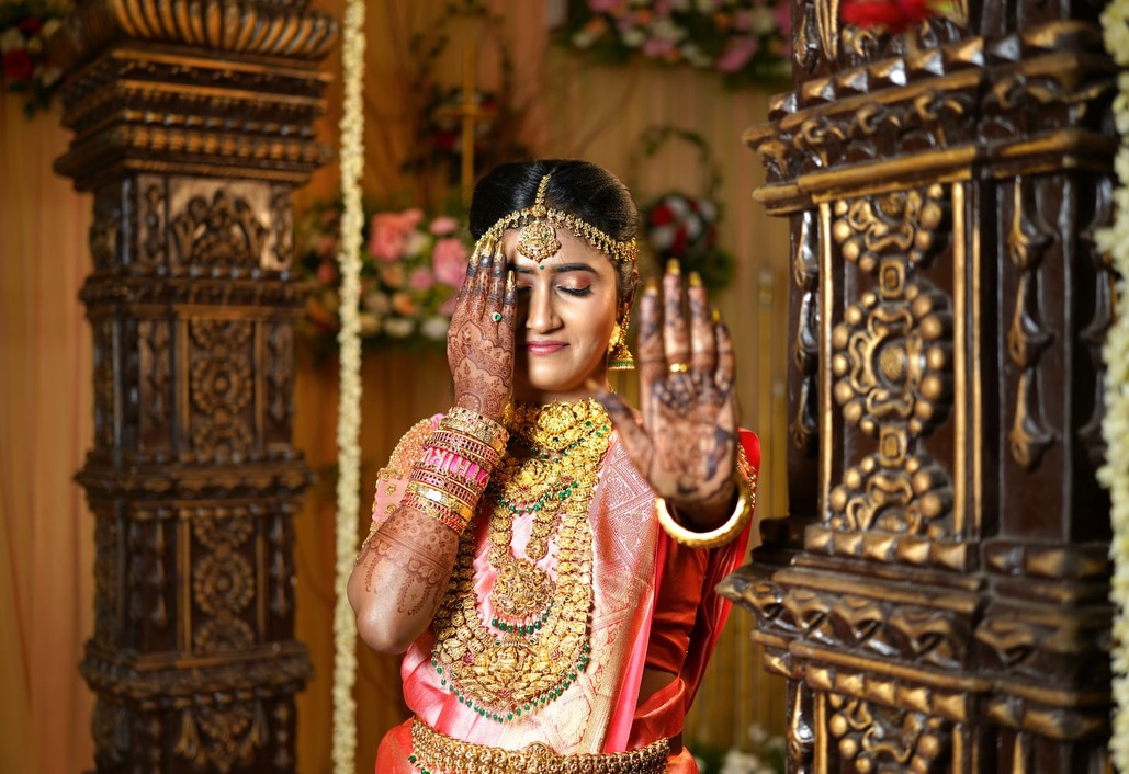 South Indian bridal makeup by Makeovers by Ranjitha in Avadi Chennai