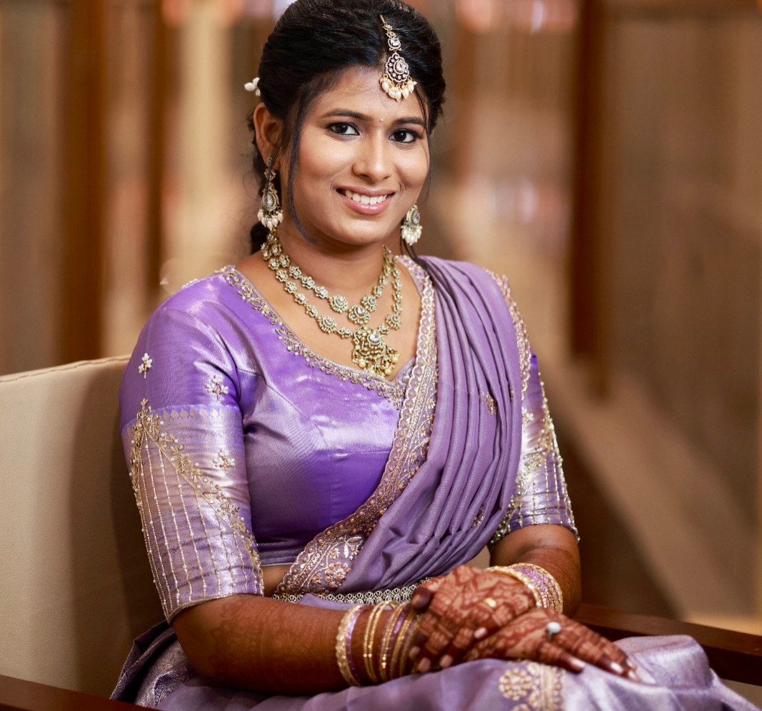 Romantic Floral Half-Up Styling by Makeovers by Ranjitha