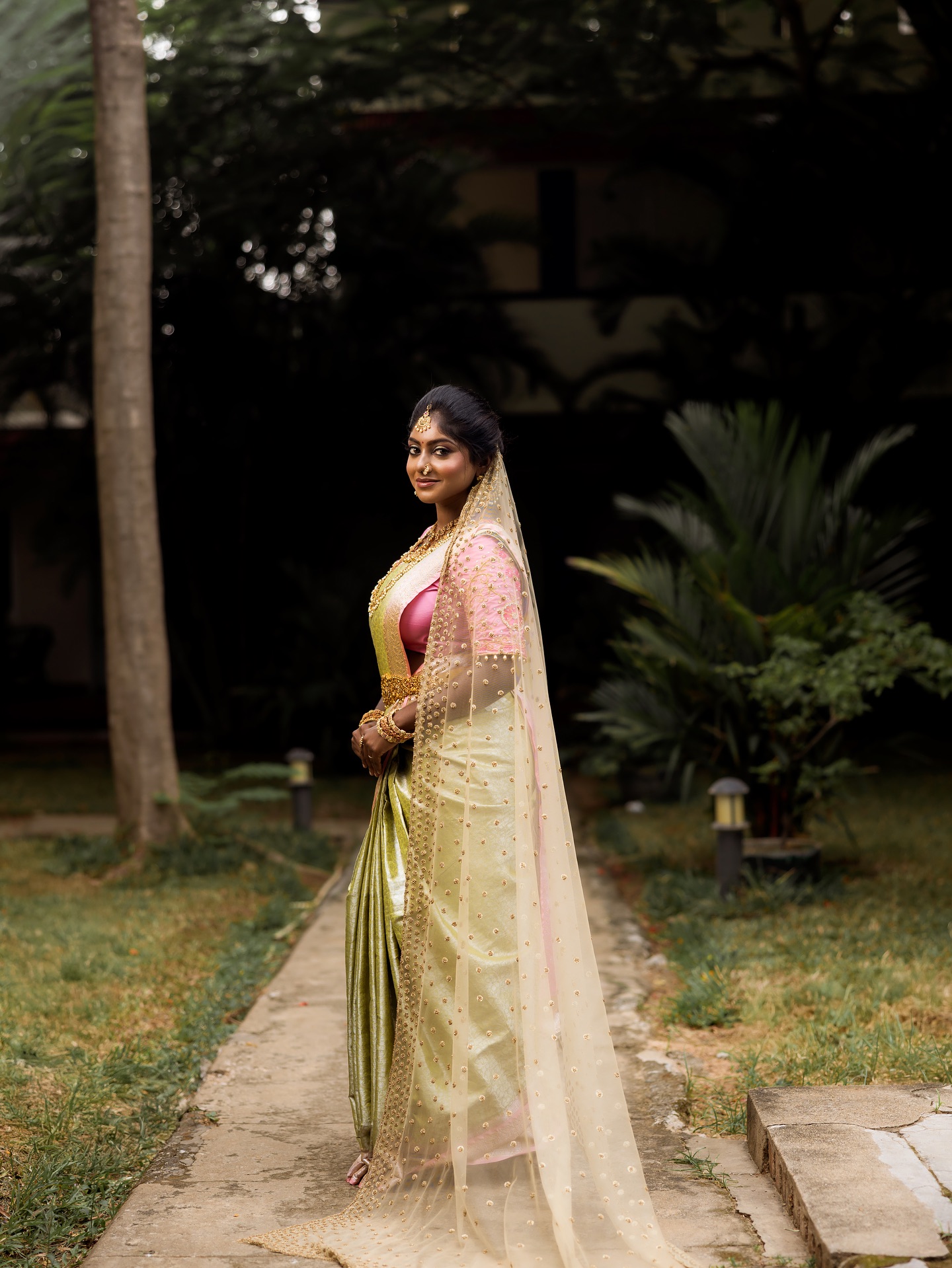Outdoor Daylight Bridal Radiance by Makeovers by Ranjitha