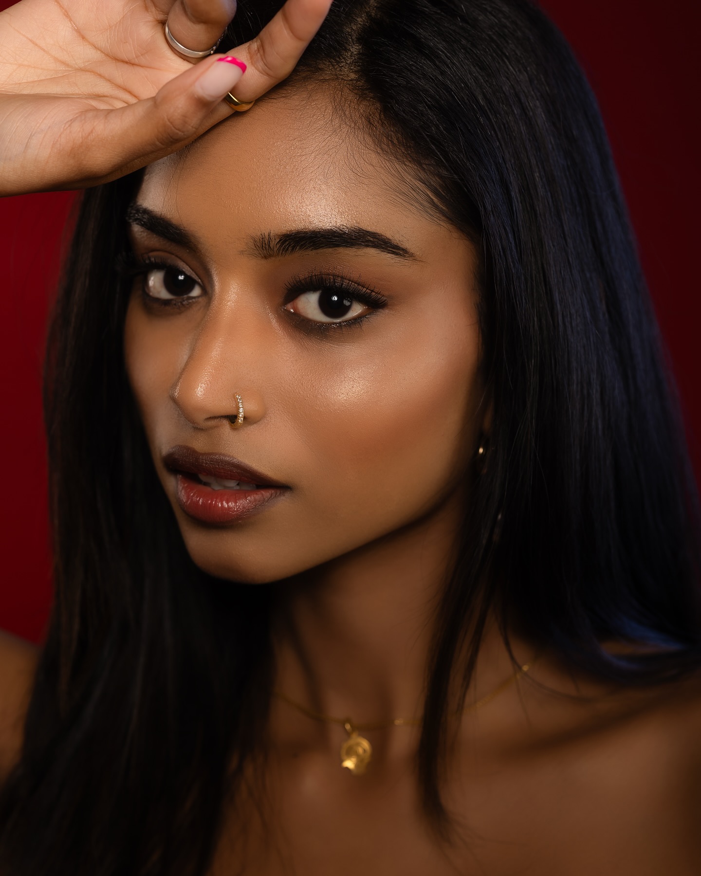 Luminous HD makeup close-up by Makeovers by Ranjitha